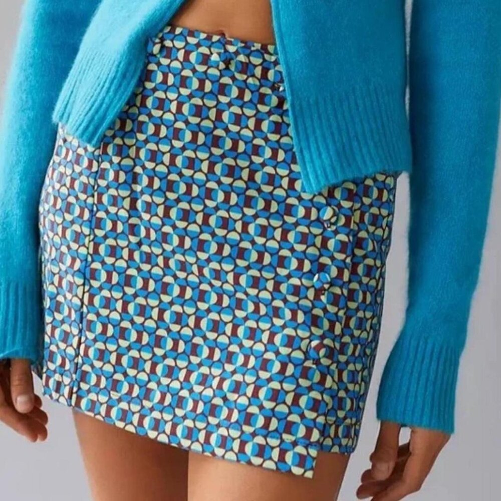 Urban Outfitters Blue, Green & Brown Skirt